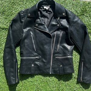 Topshop leather jacket